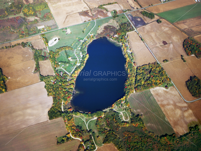 Hemlock Lake in Cass County, Michigan